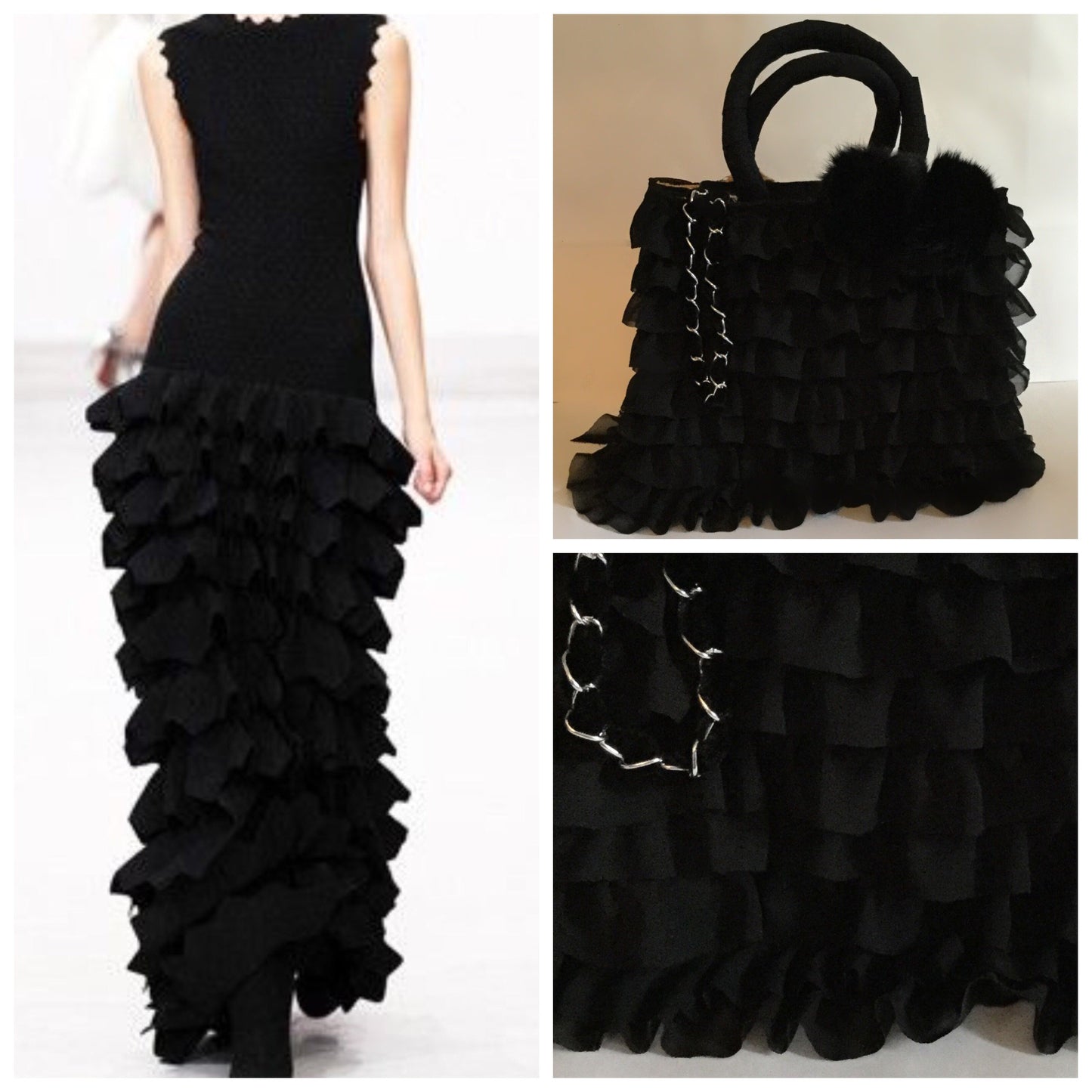SAC VOLANTS NOIR