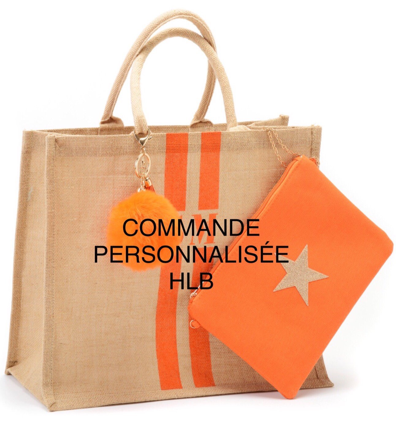 SAC PERSONNALISÉ POMPONS