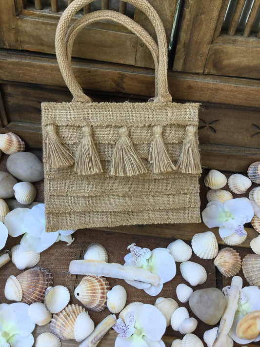 MINI SAC POMPONS