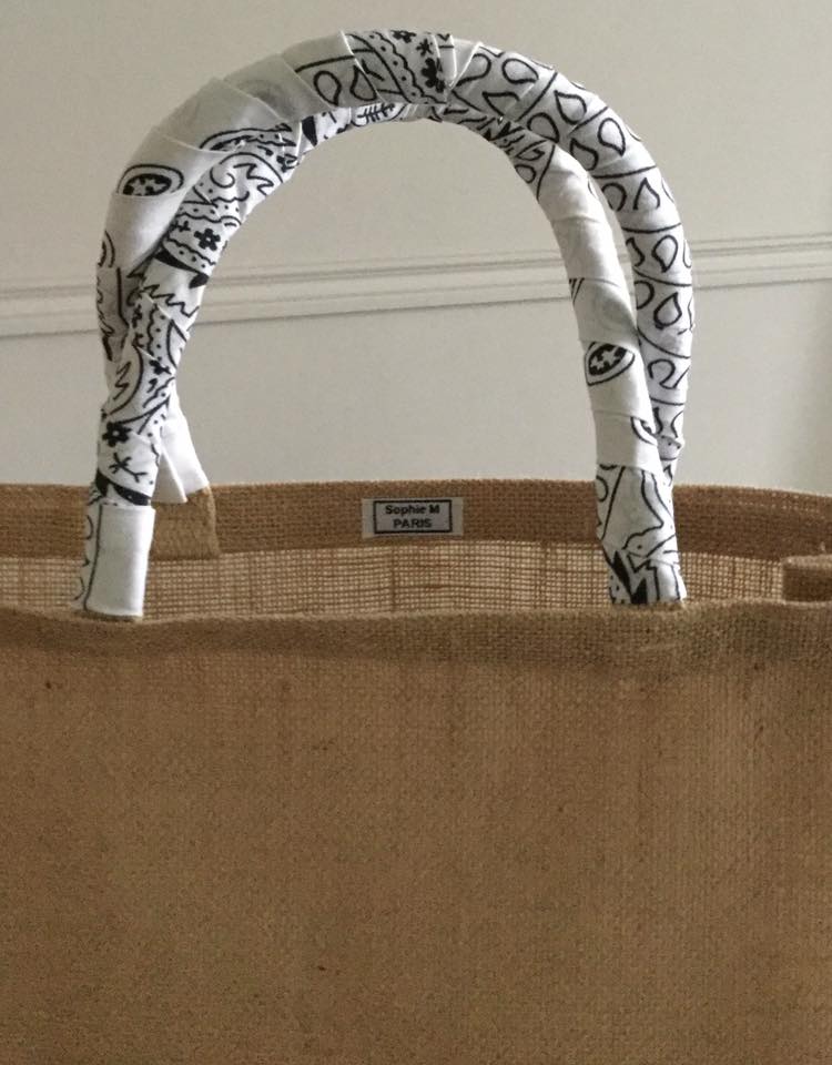 CABAS EN TOILE DE JUTE UNE SUPER NANA