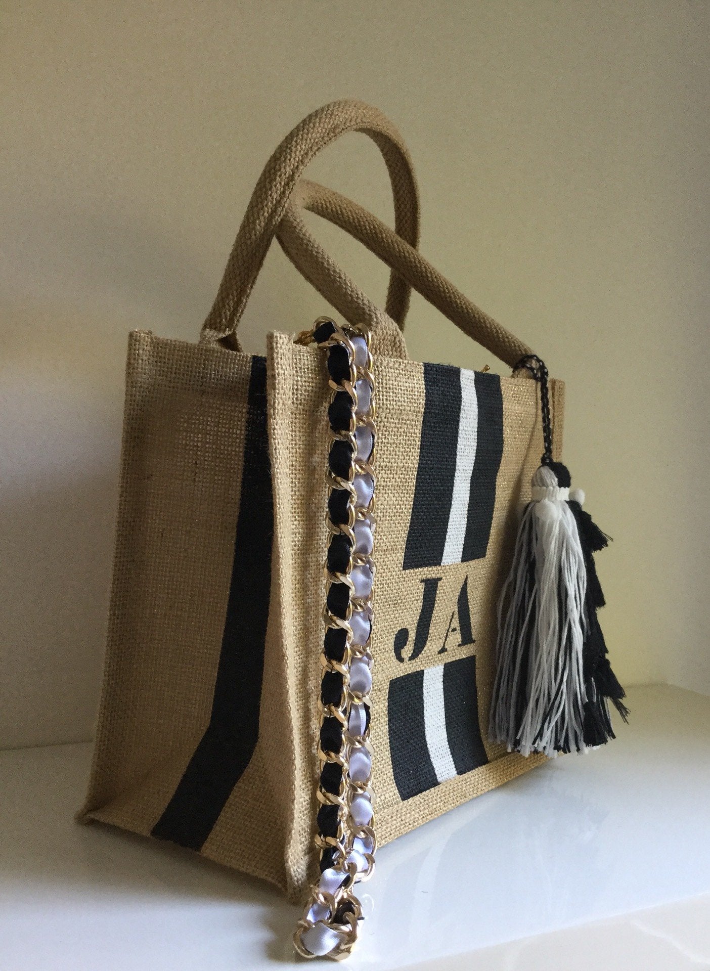 SAC PERSONNALISÉ MONOGRAMMES
