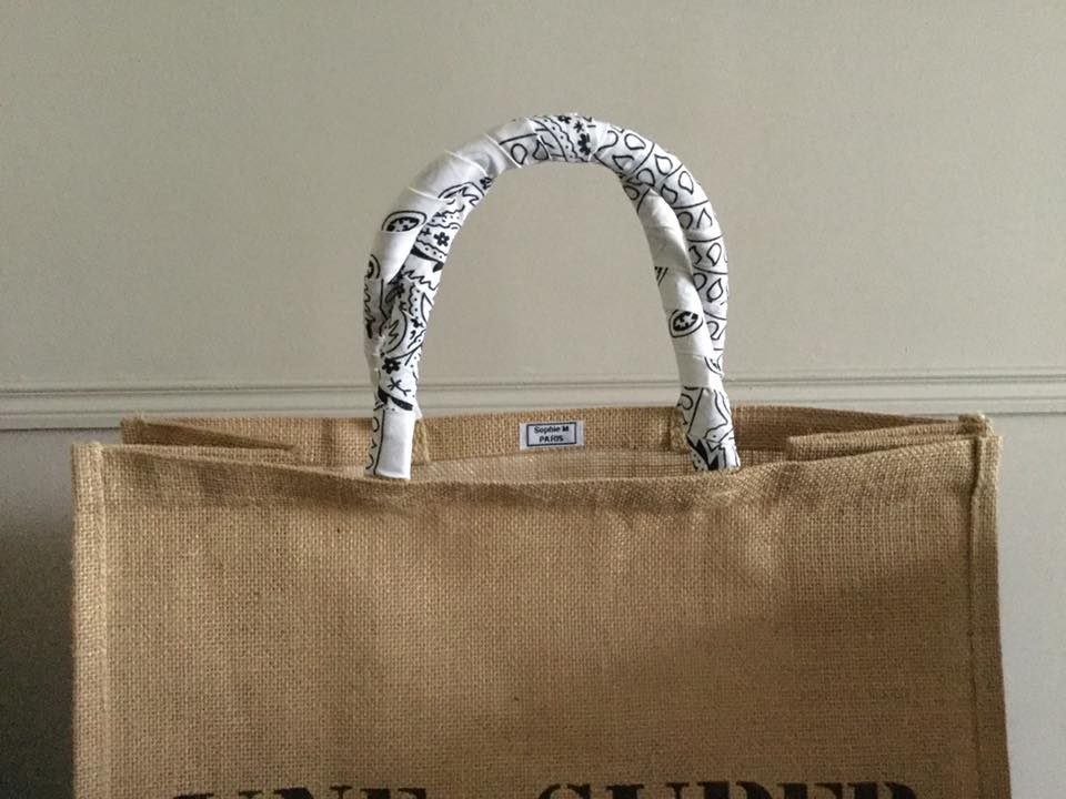 CABAS EN TOILE DE JUTE UNE SUPER NANA