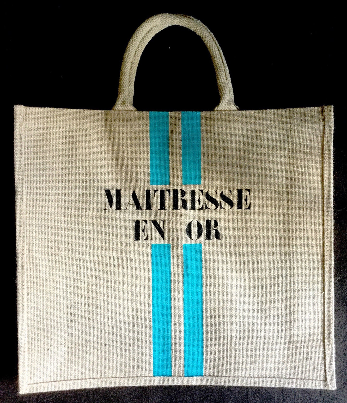 SAC PERSONNALISÉ MAÎTRESSE EN OR