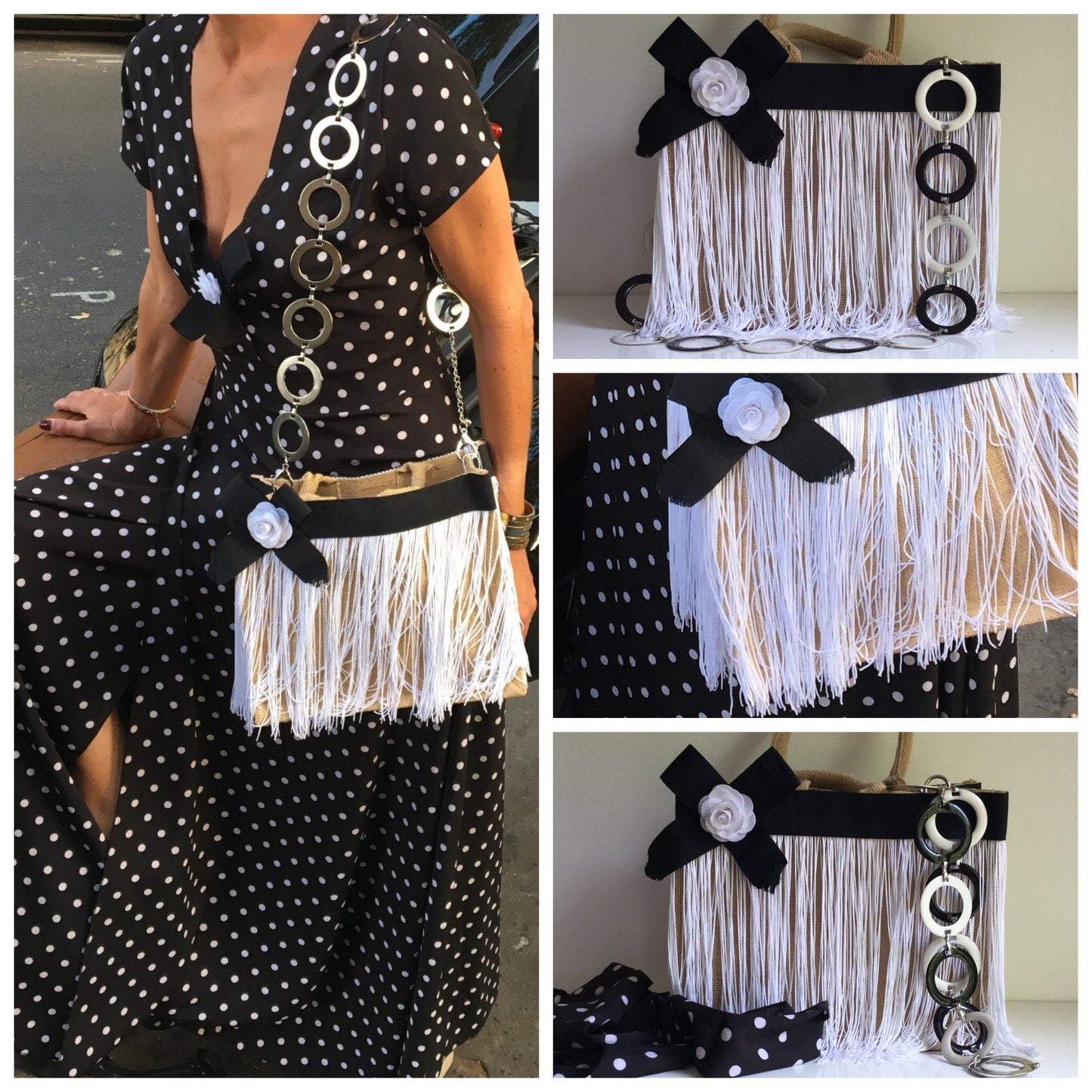 SAC PERSONNALISÉ NOIR ET BLANC