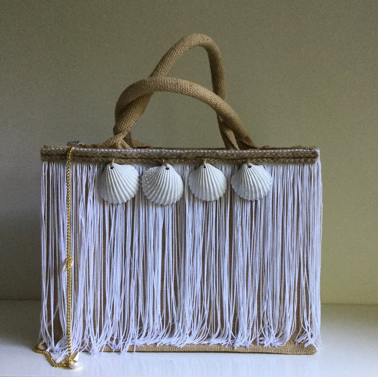 SAC FRANGES ET COQUILLAGES