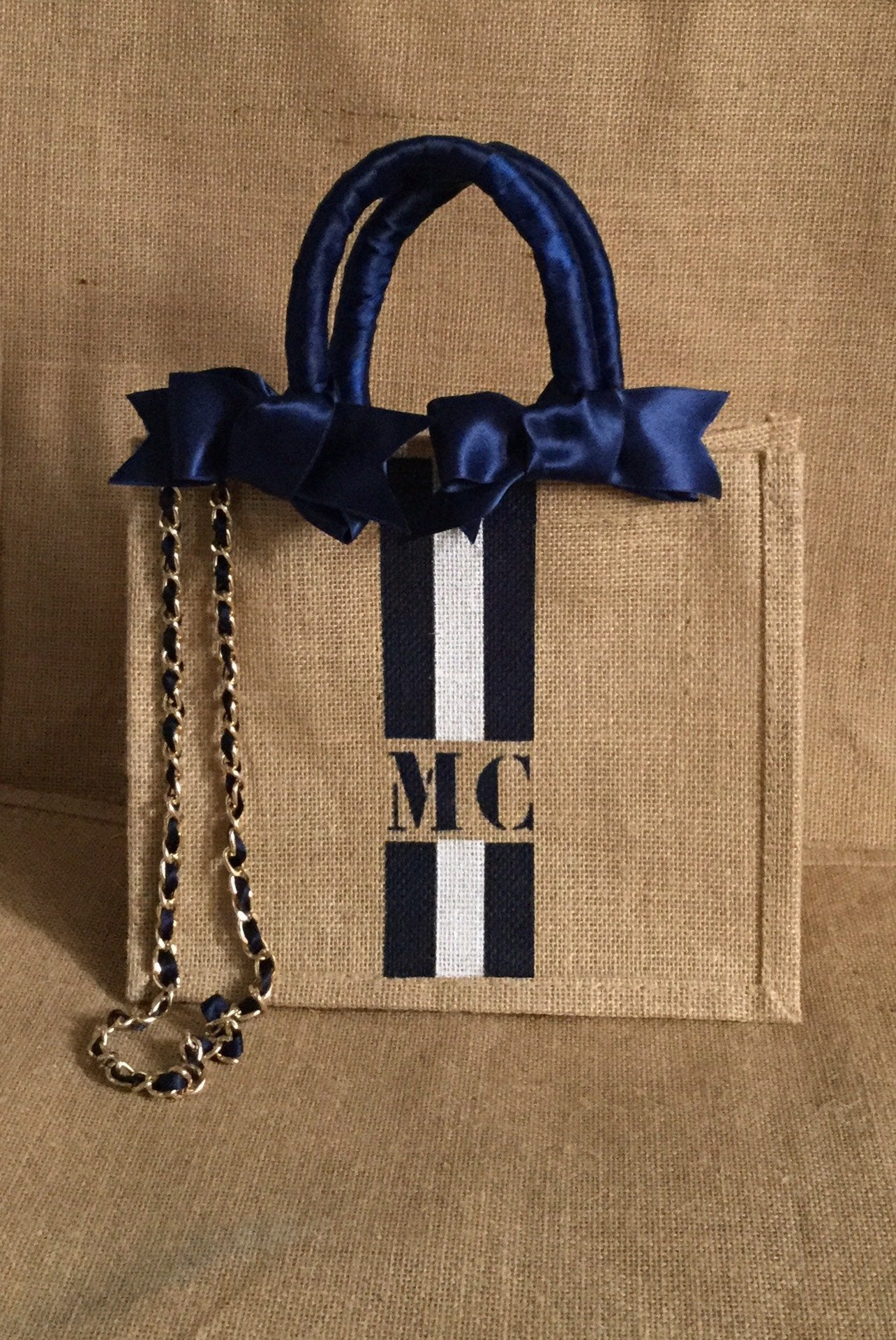 SAC PERSONNALISÉ INITIALES