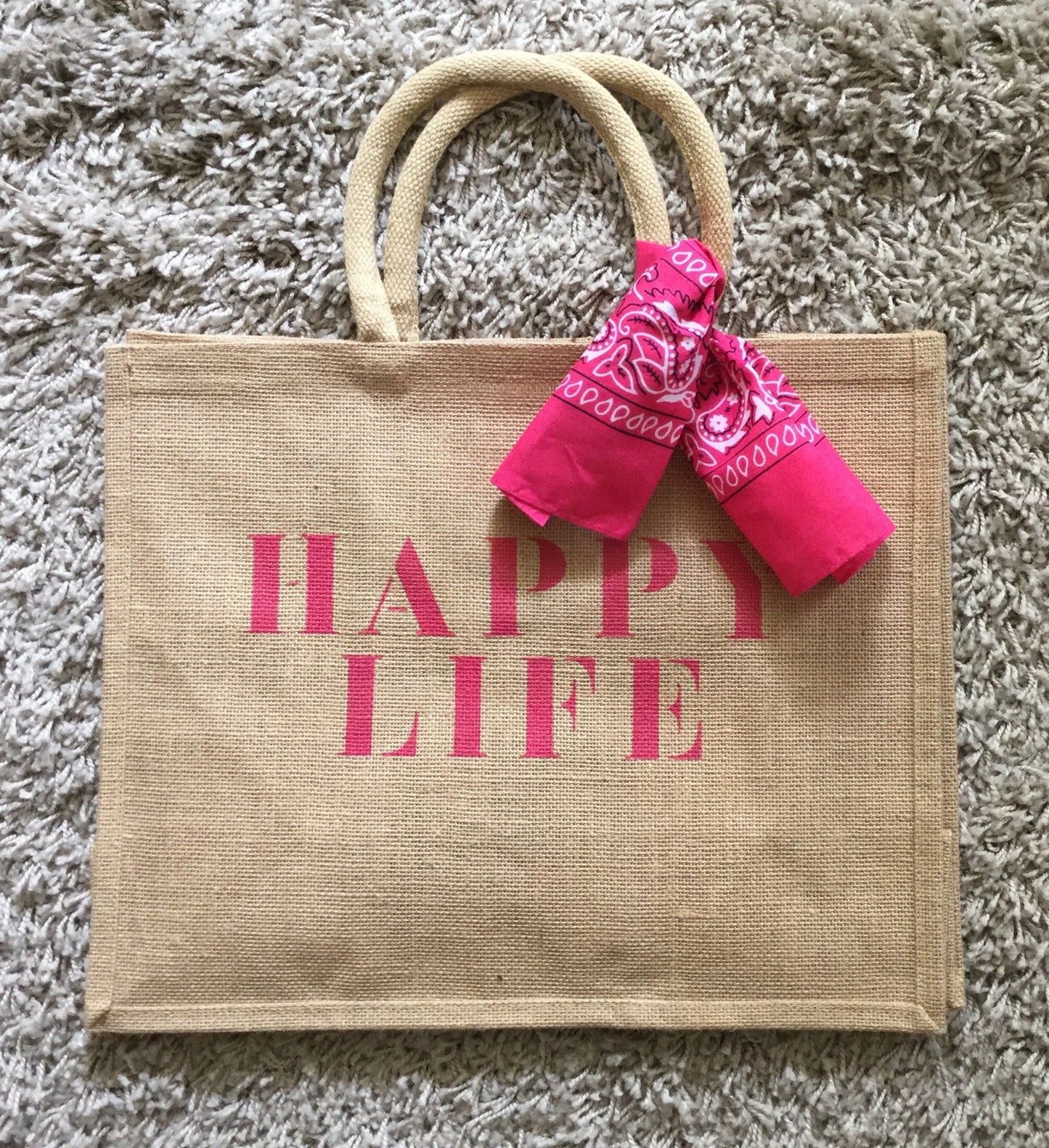 SAC PERSONNALISÉ HAPPY