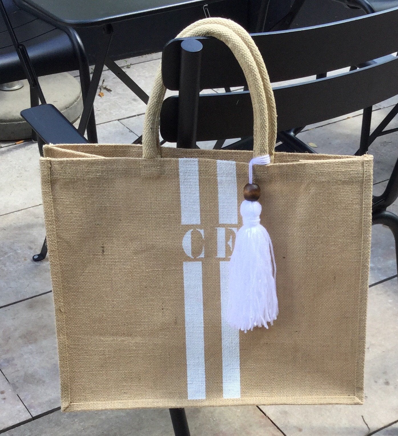 SAC PERSONNALISÉ INITIALES