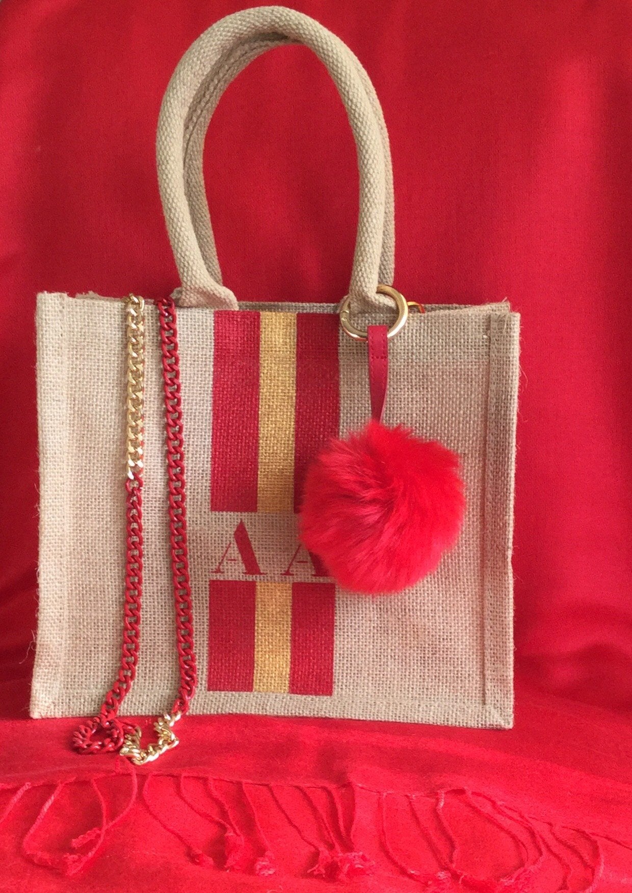 SAC PERSONNALISÉ INITIALES